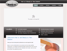 Tablet Screenshot of hairconz.com